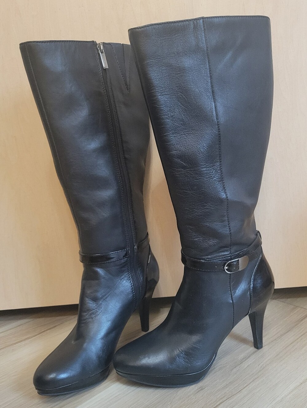 Bandolino Stiletto Boot | Used | Black Soft Leather